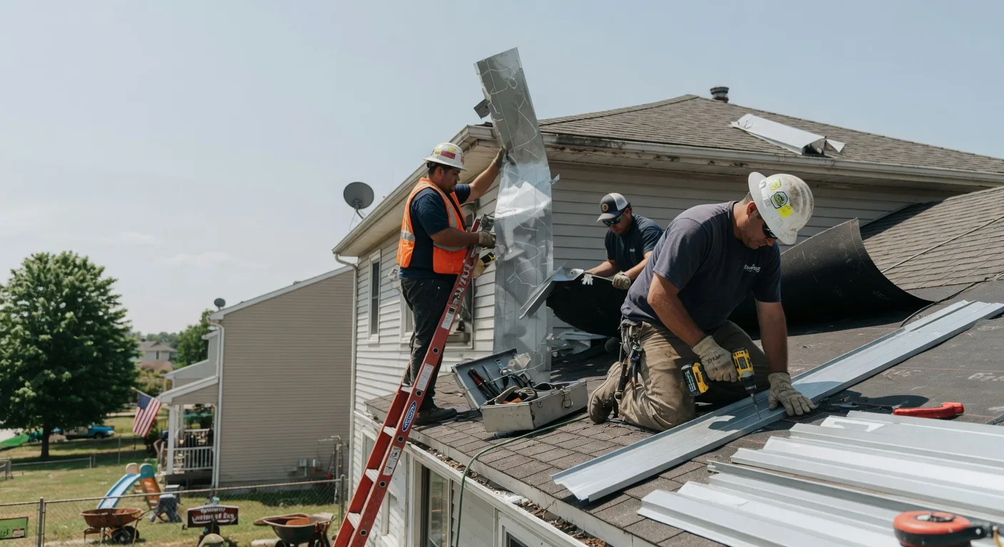 Storm Damage Metal Roof Repair in Pelican Lake, WI